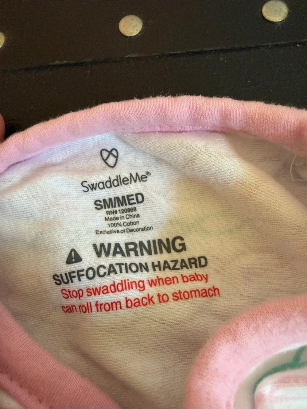 SwaddleMe soft swaddle